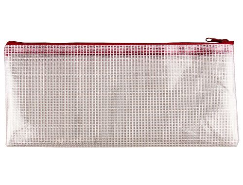 Bolsa multiusos q-connect cheque 250x115 mm abertura superior com fecho vermelho , Q-connect , 152879 , 5705831186682